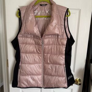 Calvin Klein Performance Women's Pink Puffer Vest